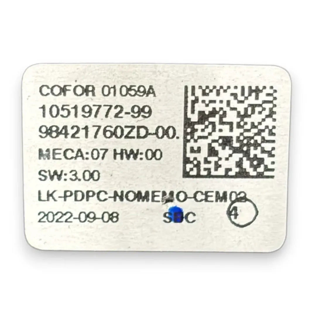 Dettaglio Pulsantiera alzacristalli sinistra Peugeot 2008 2019–2023 OEM 98421760ZD-00 - foto 3