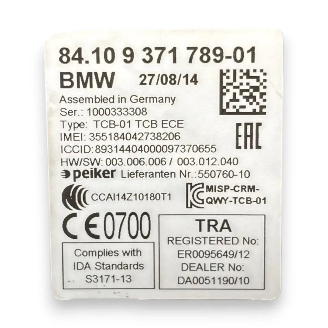 Dettaglio Modulo Bluetooth BMW Serie 5 F10 cod. 9371789-01 - foto 3