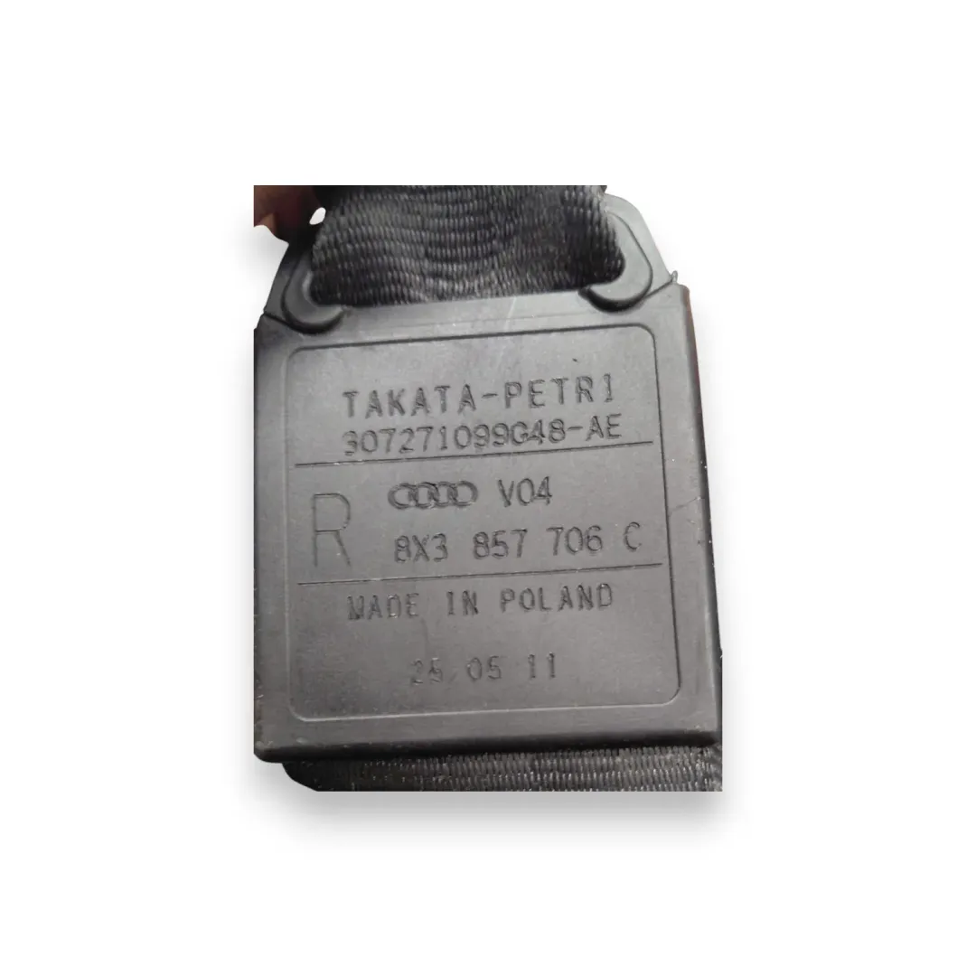 Dettaglio Cintura di sicurezza destra anteriore Audi A1 8X OEM 8X3857706EV04 - foto 4