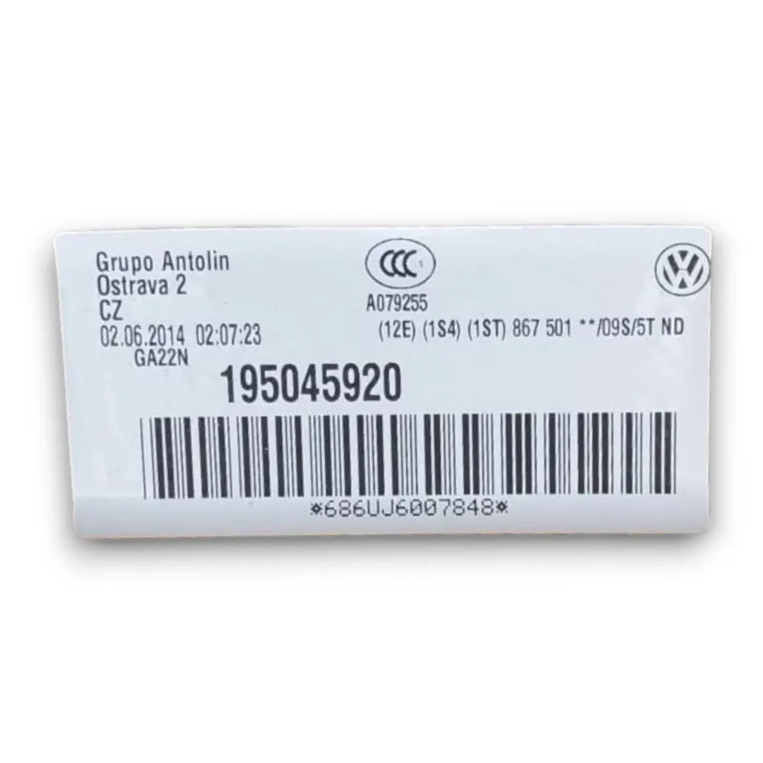 Dettaglio Cielo abitacolo Volkswagen up! 2011–2016 cod. 1S4867501AP - foto 4