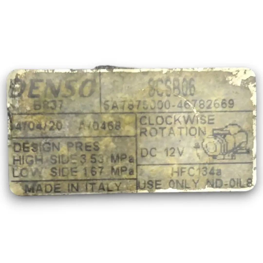 Dettaglio Compressore clima Nissan Qashqai J10E/JJ10E 2010–2014 OEM 92600JD000 - foto 4