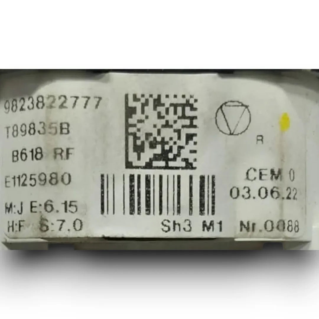 Dettaglio Comando clima Citroën C3 3ª Serie OEM 9823822680 - foto 4