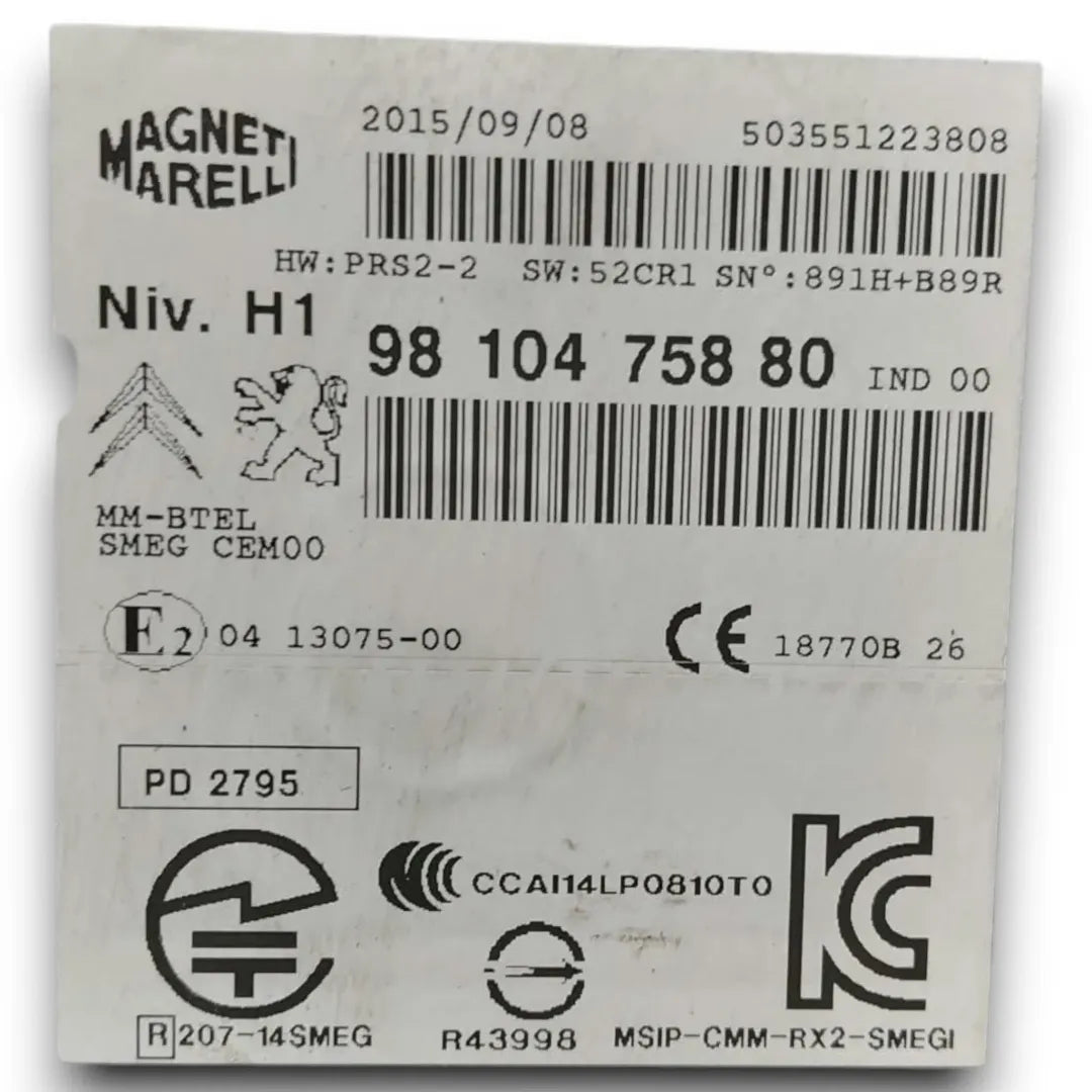 Dettaglio Autoradio Peugeot 308 2007–2014 OEM 6579F0 - foto 4