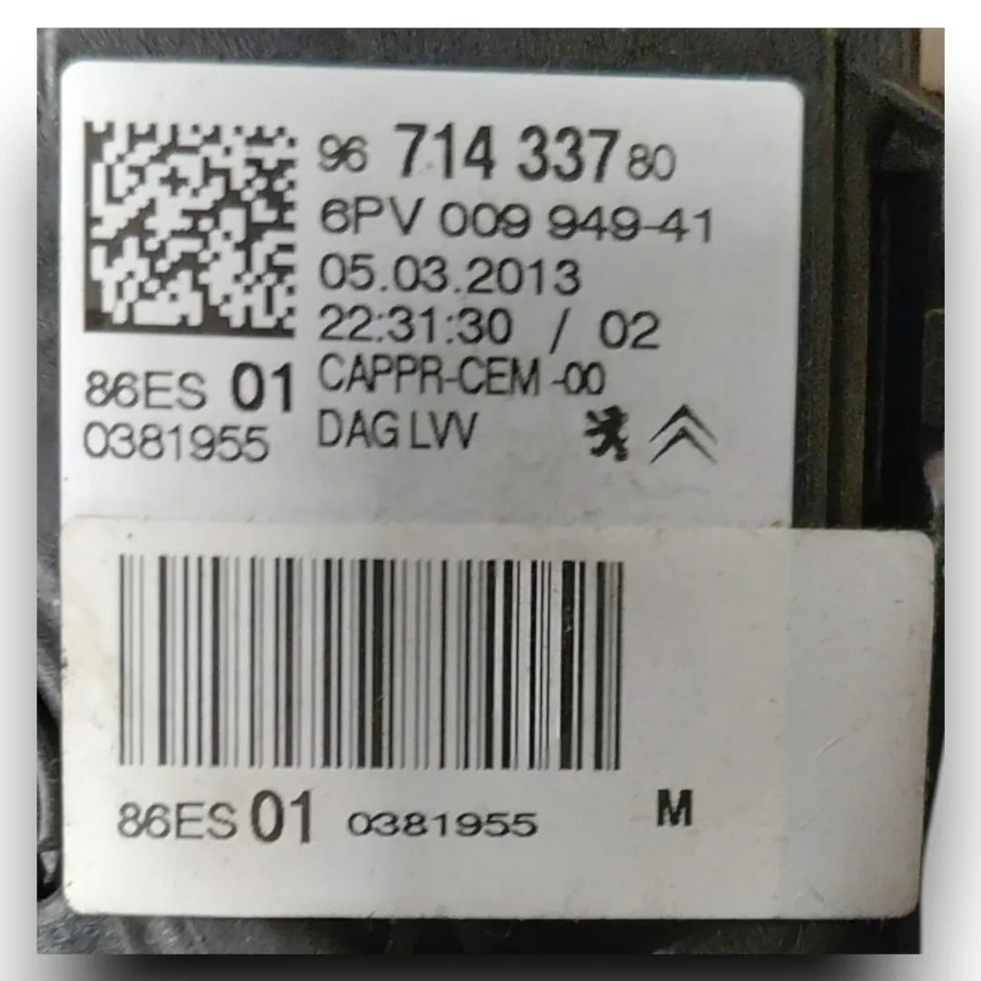 Dettaglio Pedaliera completa Peugeot 308 OEM 4500Q8 - foto 4