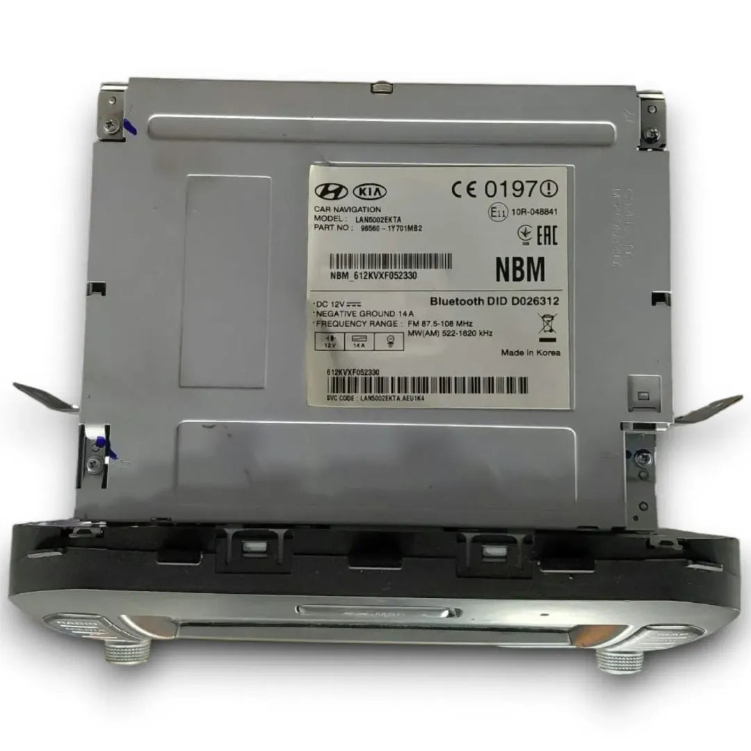 Dettaglio Display navigatore satellitare Kia Carens 3ª Serie 2013–2017 OEM 96560A4300CA - foto 4