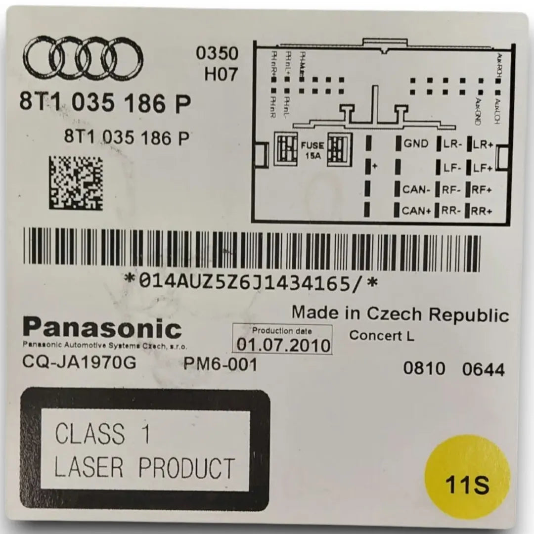 Dettaglio Autoradio Audi Q5 8R 2008–2017 OEM 8T1 035 186 P - foto 4
