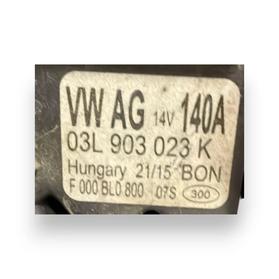 Dettaglio Alternatore Audi A3 8V OEM 03L903023LX - foto 4