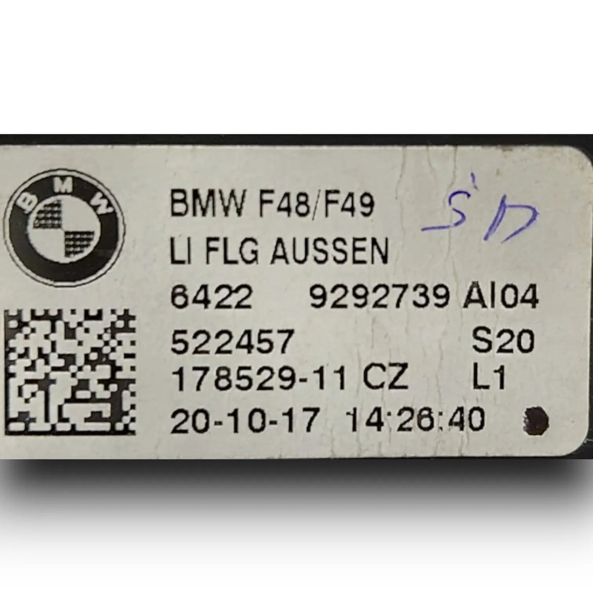 Dettaglio Bocchetta aria laterale cruscotto destra BMW X1 F48 cod. 9332456 - foto 4