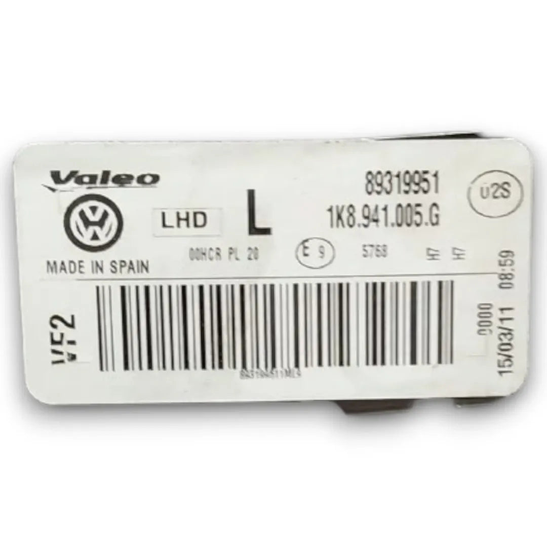 Dettaglio Faro anteriore sinistro Volkswagen Scirocco dal 2008 OEM 1K8941753F - foto 5