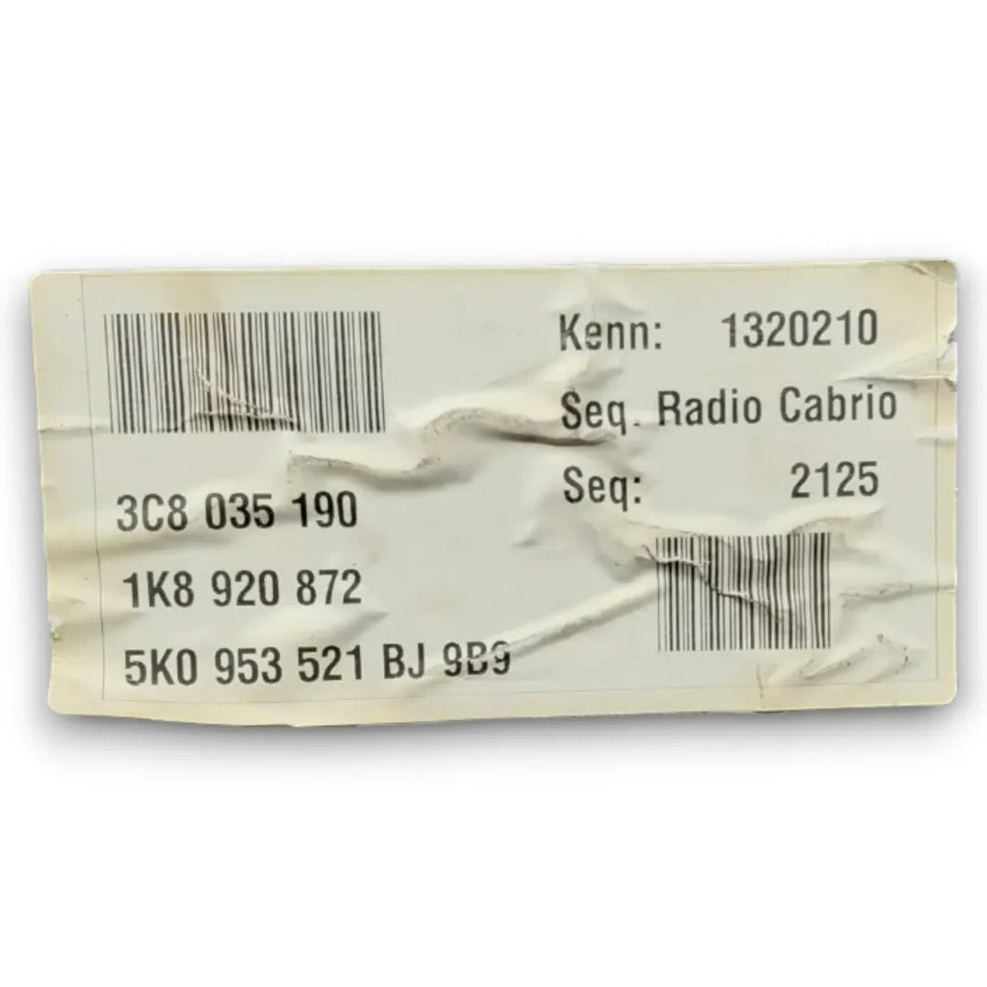 Dettaglio Quadro strumenti Volkswagen Scirocco dal 2008 cod. 1K8920872 - foto 5