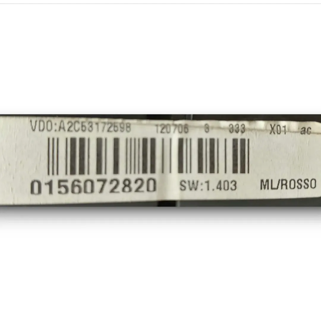 Dettaglio Quadro strumenti Alfa Romeo 159 cod. 0156072820 - foto 5