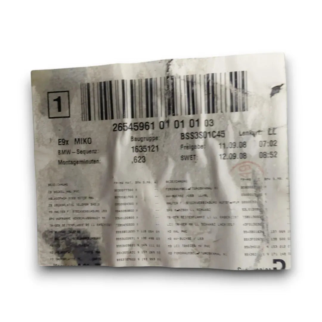 Dettaglio Consolle centrale BMW Serie 3 E90/E91 cod. 51169153212 - foto 5