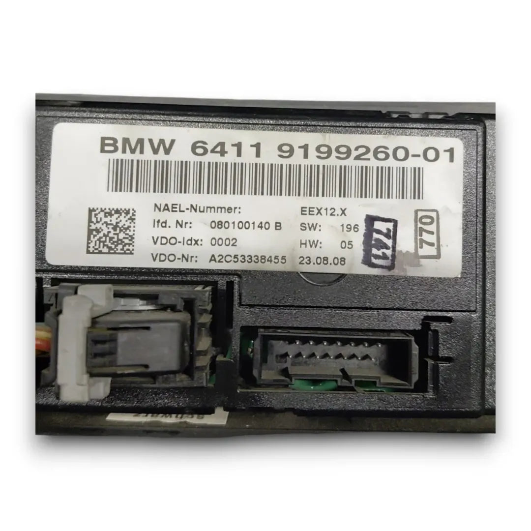 Dettaglio Comando clima BMW Serie 3 E90/E91 OEM 64119313738 - foto 5