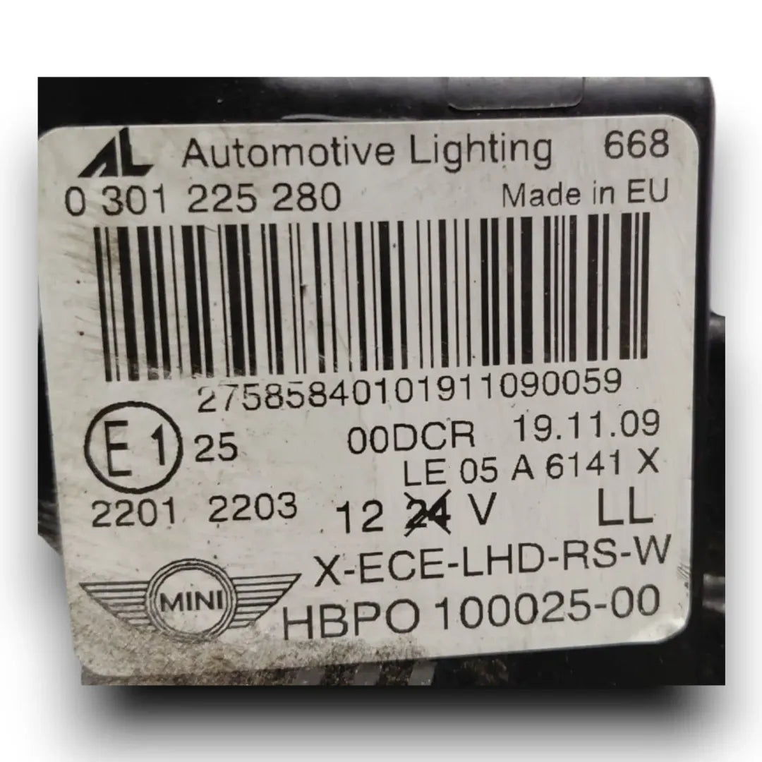 Dettaglio Faro anteriore destro MINI Clubman R55 OEM 63127269986 - foto 7