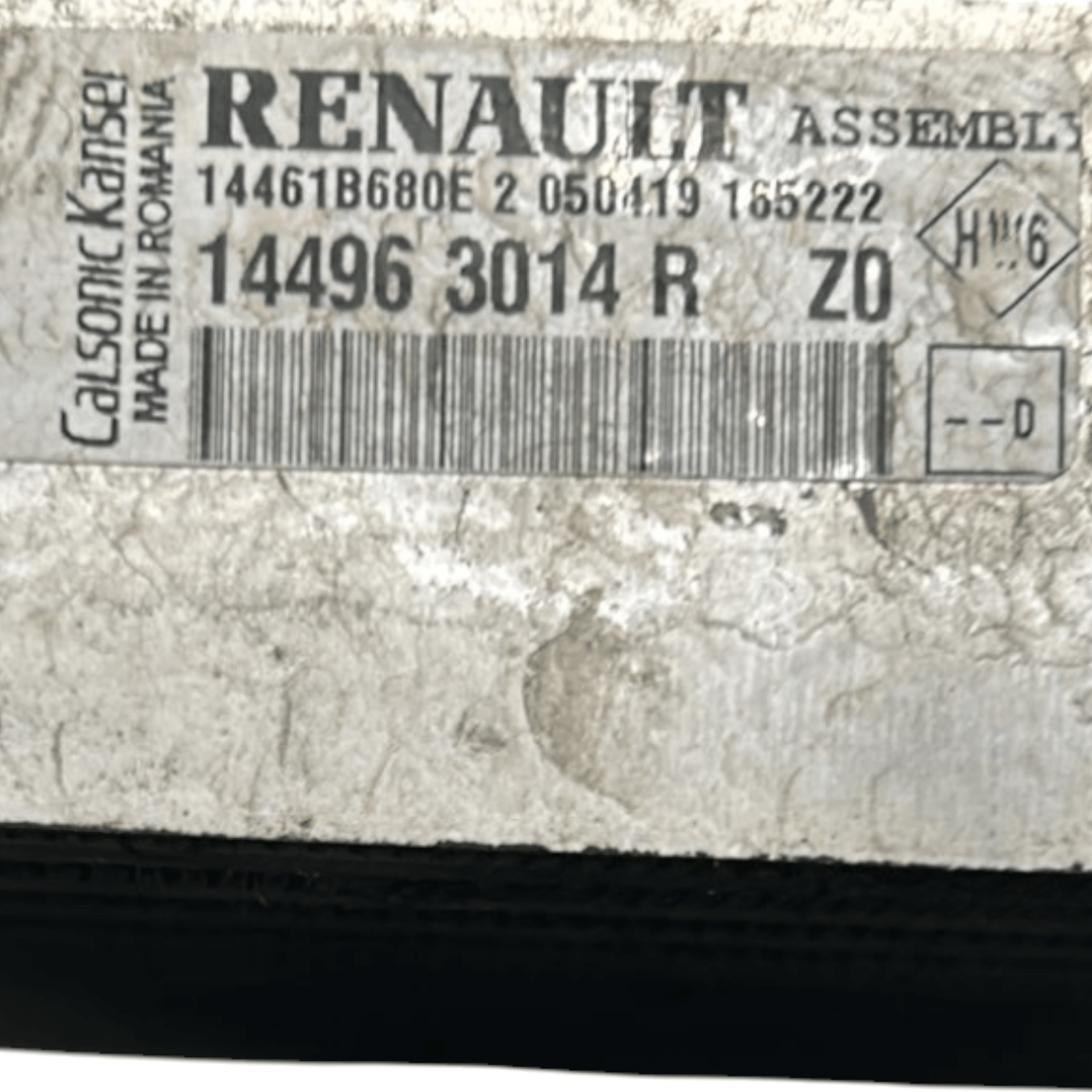 Intercooler Renault Clio IV 0.9 Benzina cod:144963014R (2012 > 2021) - F&P CRASH SRLS - Ricambi Usati