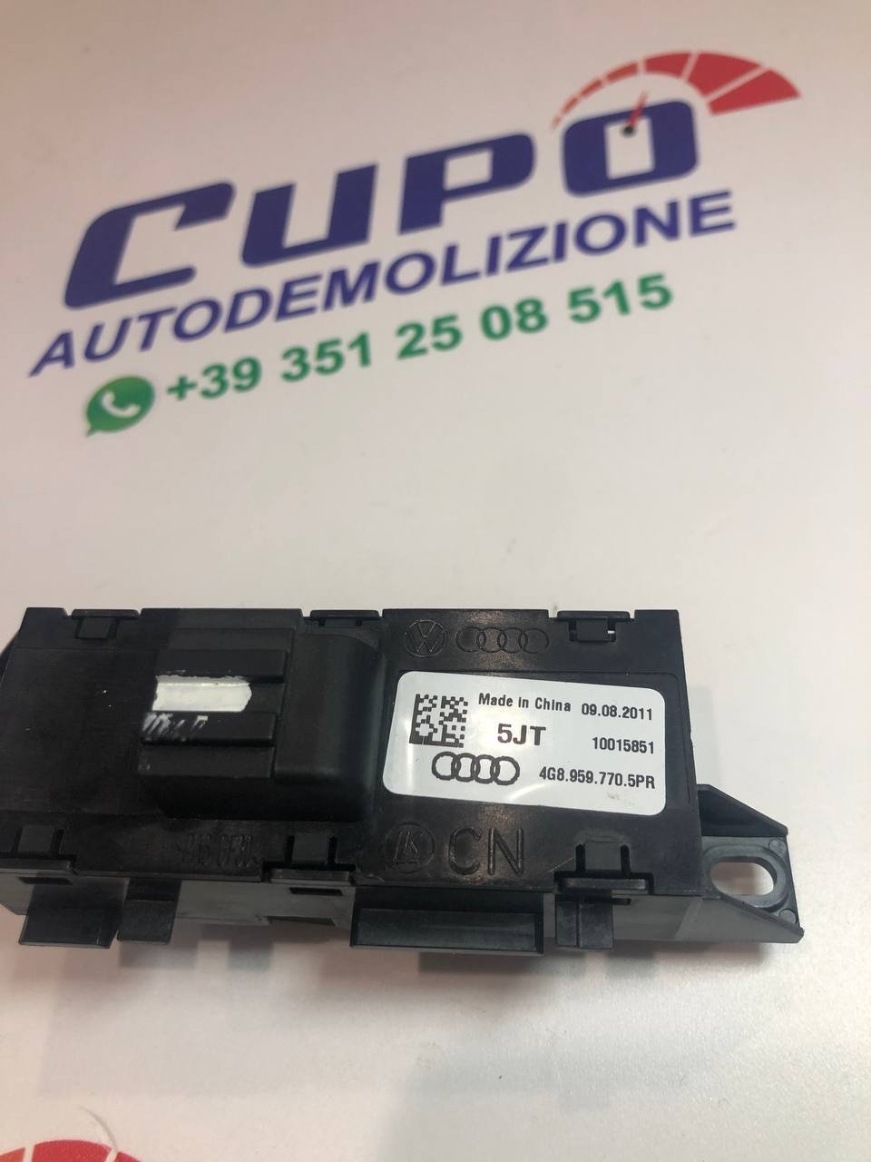 Interruttore di assetto Sedile AUDI ant. Sx a7 4g8959770.5pr - F&P CRASH SRLS - Ricambi Usati