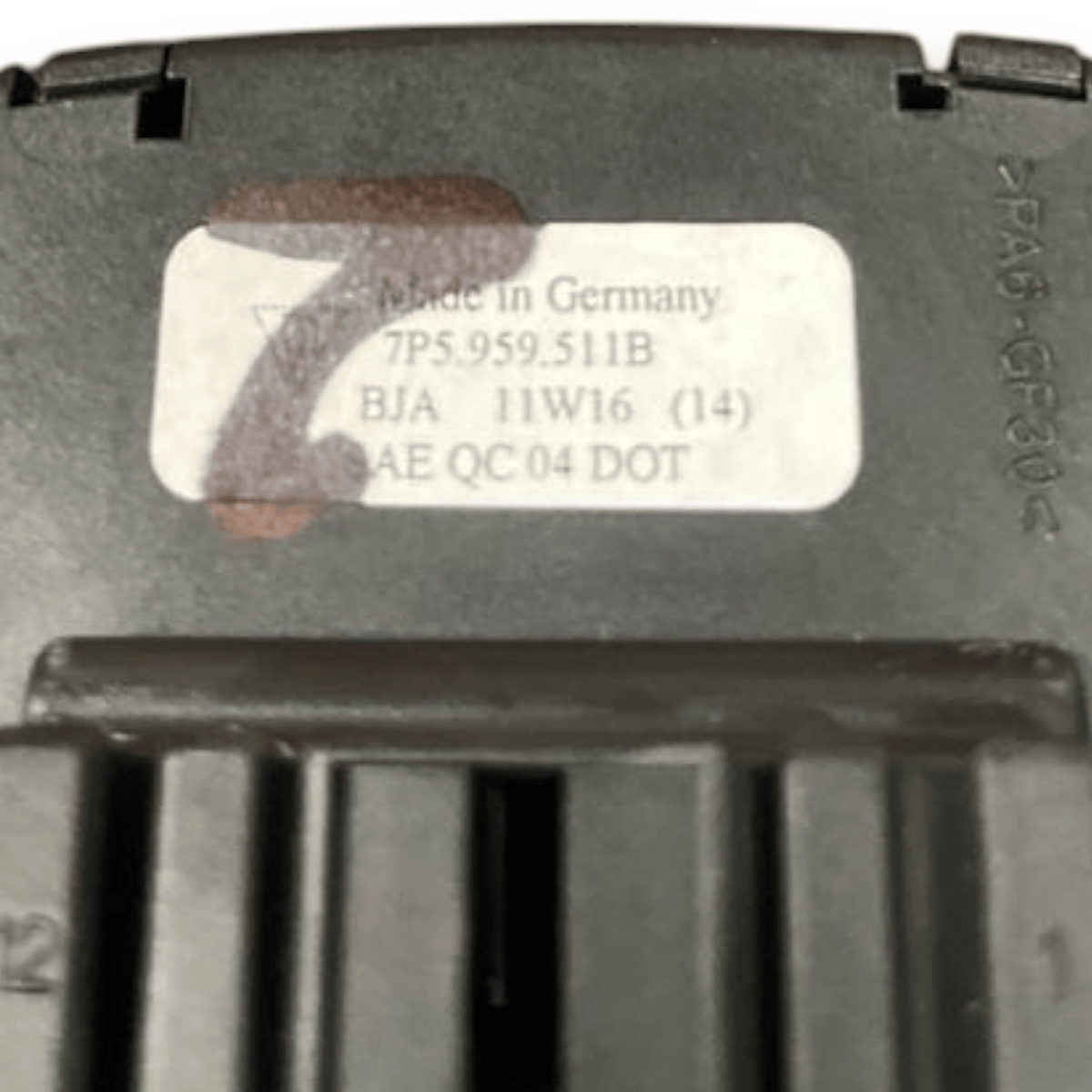 Interruttore / Pulsante Gancio di Traino Porsche Cayenne II 92A (2010 al 2017) cod: 7P5959511B - F&P CRASH SRLS - Ricambi Usati