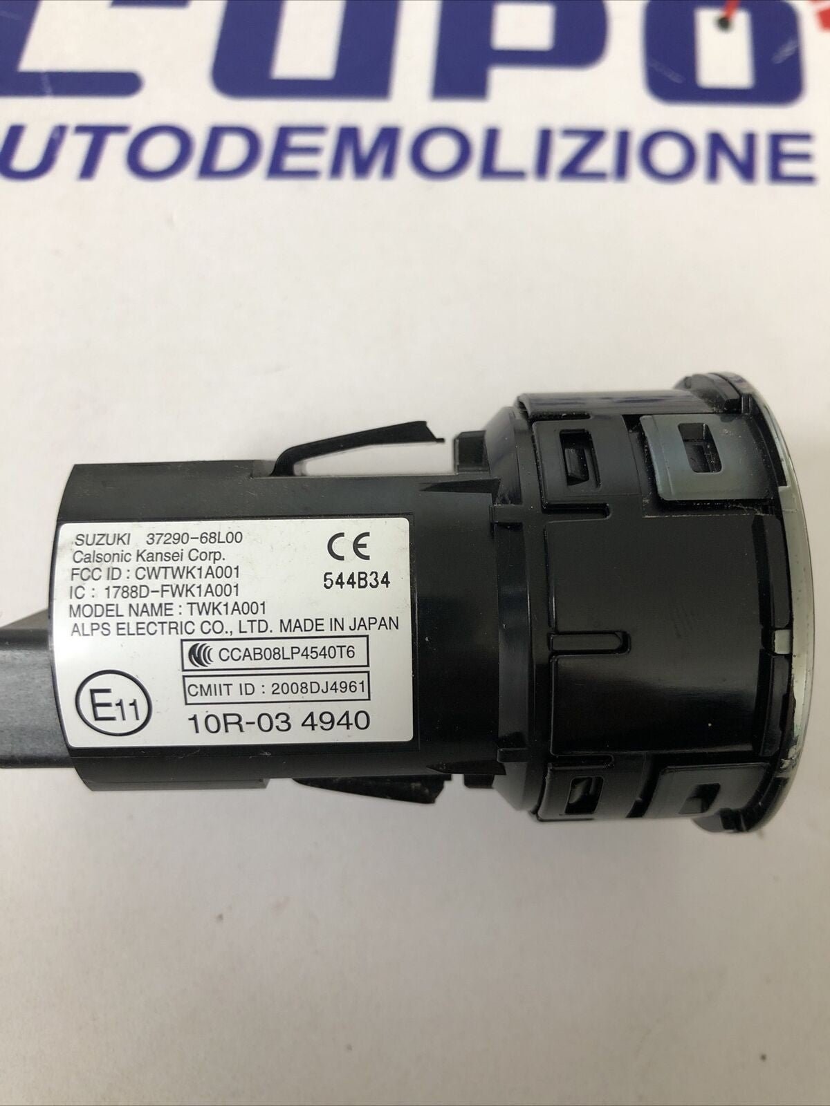 START/STOP BUTTON SWITCH SUZUKI SX4 S-CROSS 1.6 Start/Stop Engine - F&P CRASH SRLS - Used Parts