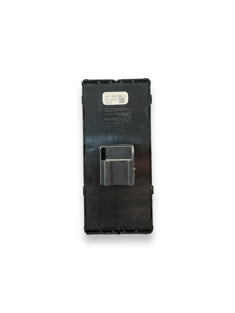 Interruttore / Pulsantiera Alzavetro 4 Tasti anteriore sinistra (sx) Audi A3 8V (2012 al 2020) cod: 8V0959851G - F&P CRASH SRLS - Ricambi Usati