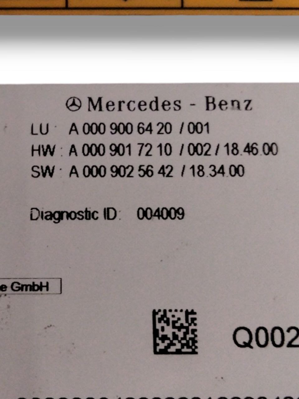 Inverter / Current Converter Mercedes - Benz Glc C253 Coupe cod.A0009006420 2.0 diesel - Hybrid (2015 - 2023) - F&P CRASH SRLS - Used Parts