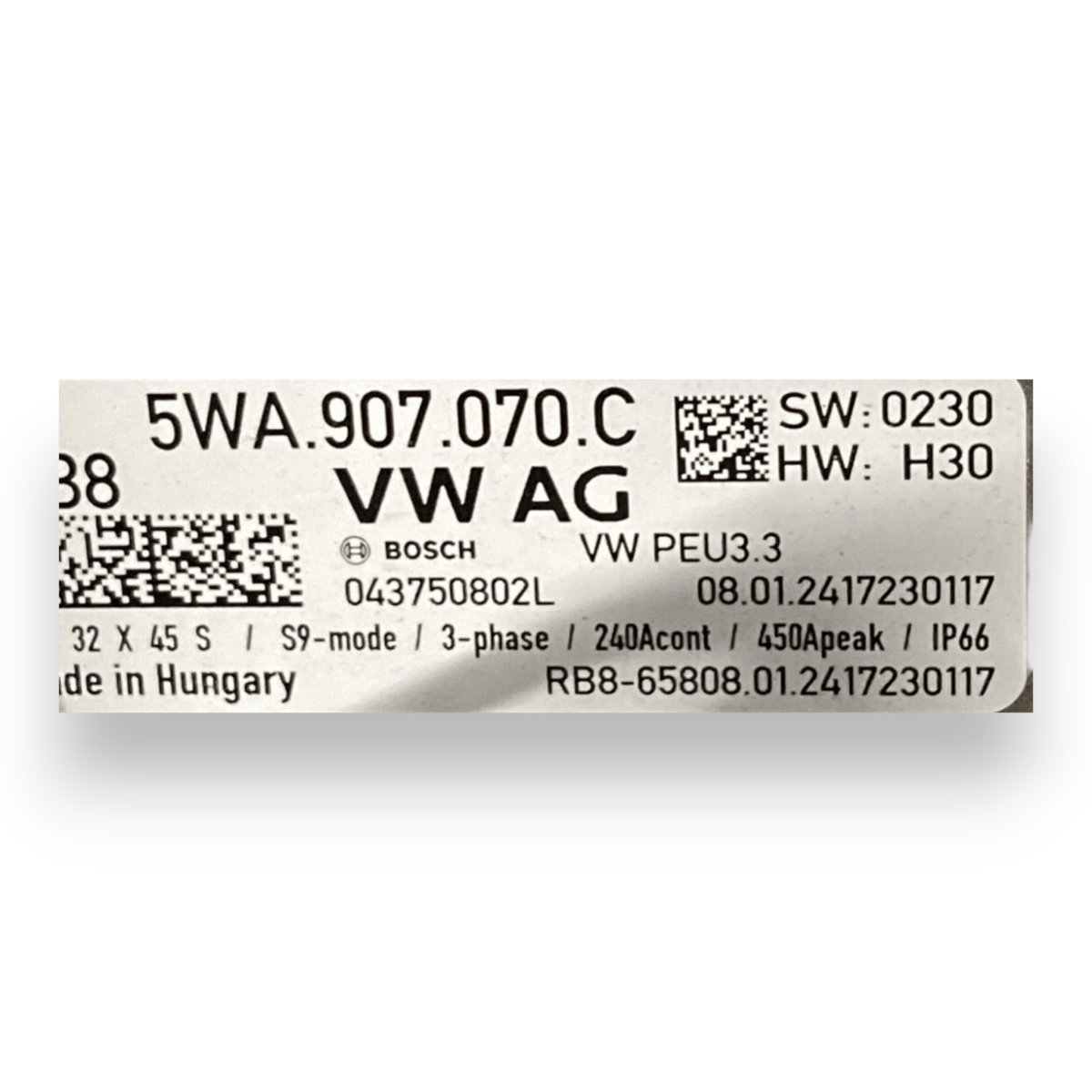Inverter convertitore di tensione Cupra Formentor 1.5 hybrid cod:5wa907070c (2020 - ) - F&P CRASH SRLS - Ricambi Usati