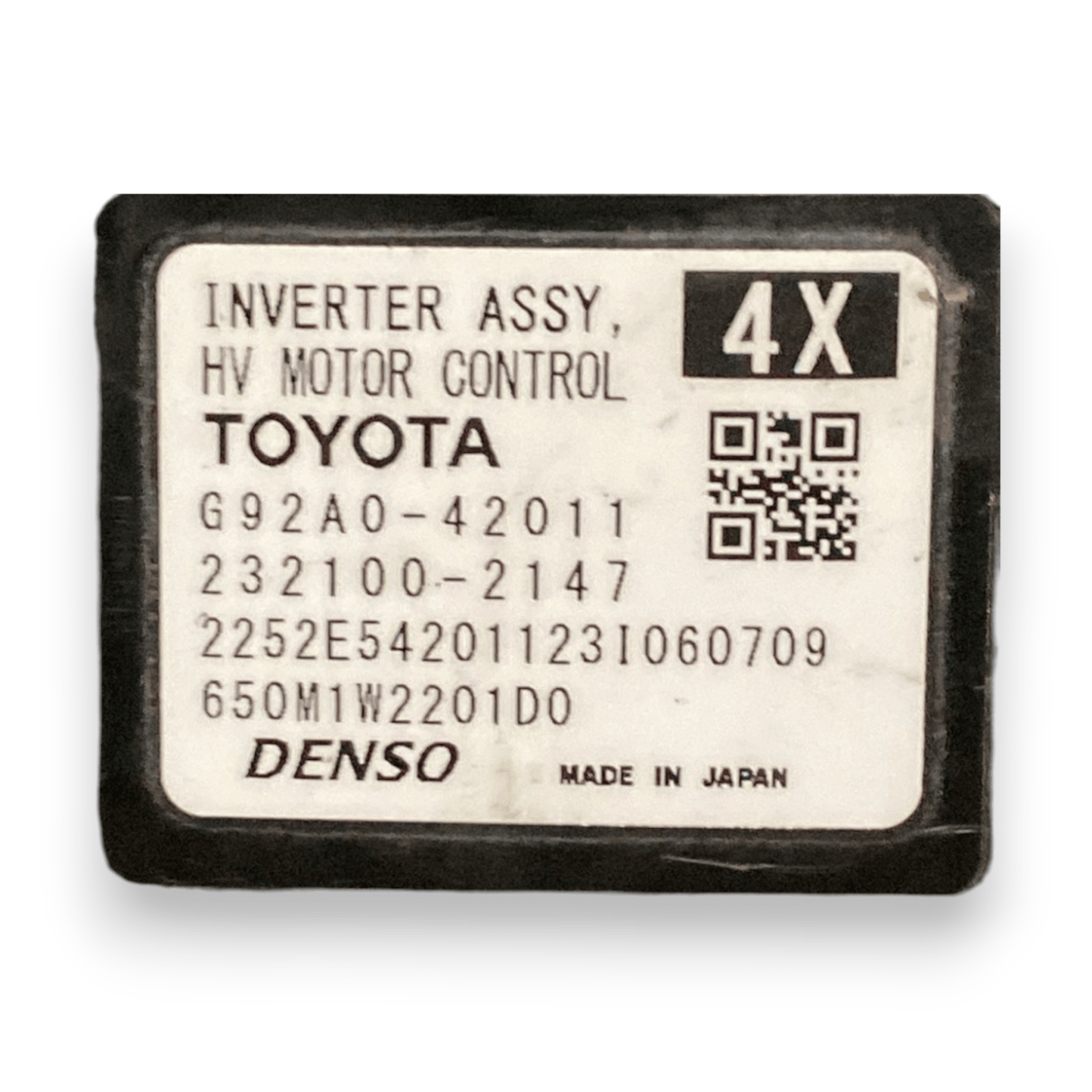 Inverter lexus nx code:G92A0 - 42011 2.5 petrol - hybrid (2021 - ) voltage converter - F&P CRASH SRLS - Used Parts