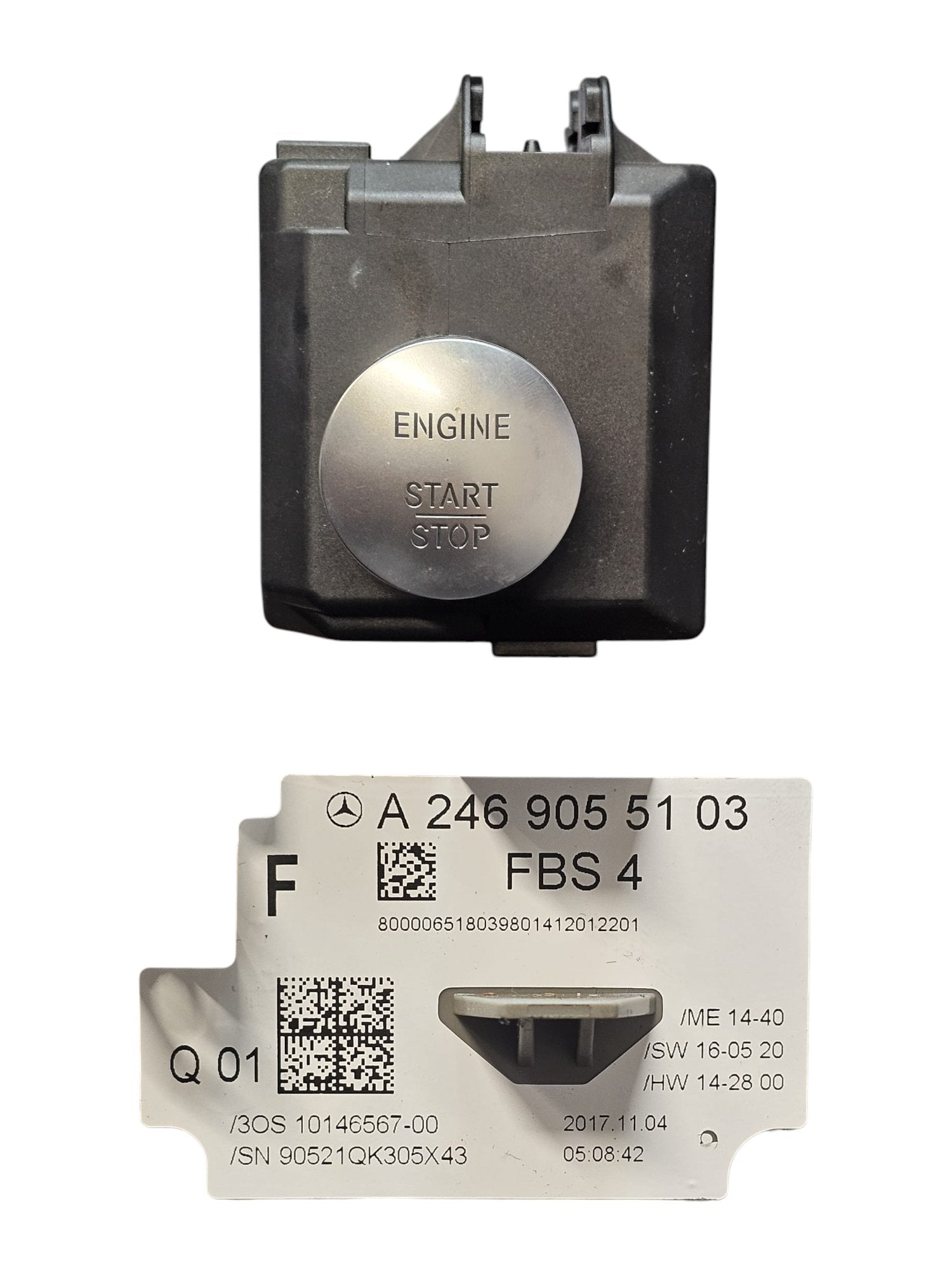 Kit Chiave / Accensione Mercedes CLA W117 (2013 - 2019) Sigla Motore: 651930 - F&P CRASH SRLS - Ricambi Usati