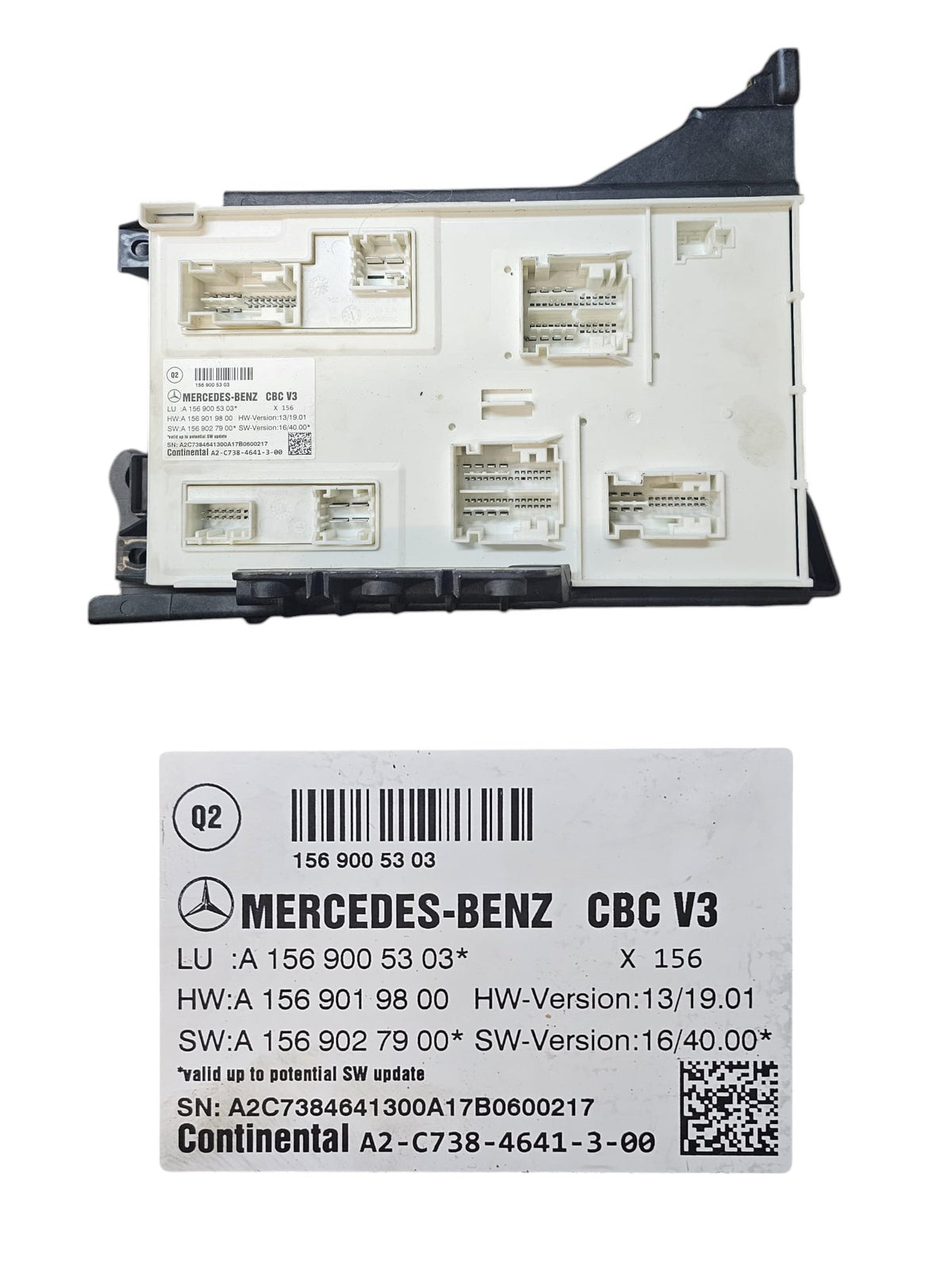 Key Kit / Ignition Mercedes CLA W117 (2013 - 2019) Engine Code: 651930 - F&P CRASH SRLS - Used Parts