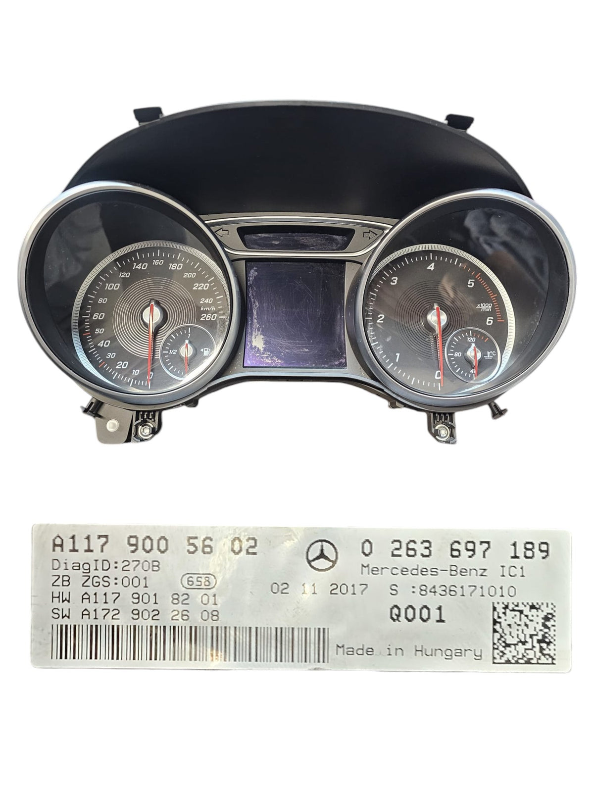 Key Kit / Ignition Mercedes CLA W117 (2013 - 2019) Engine Code: 651930 - F&P CRASH SRLS - Used Parts