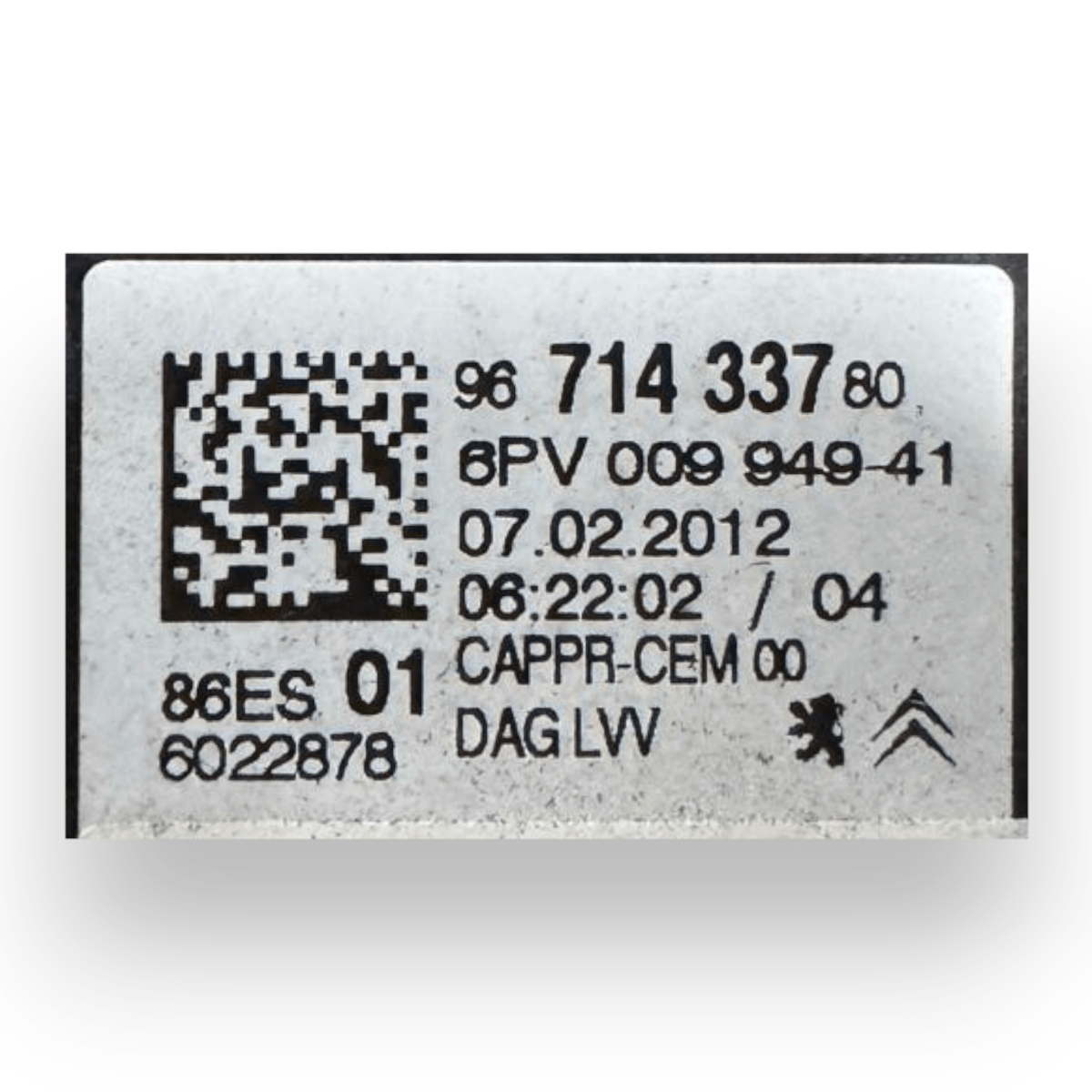 Kit pedaliera completa Citroën C3 II 1.4 diesel cod.9671433780 (2009 - 2016) - F&P CRASH SRL - Ricambi Usati