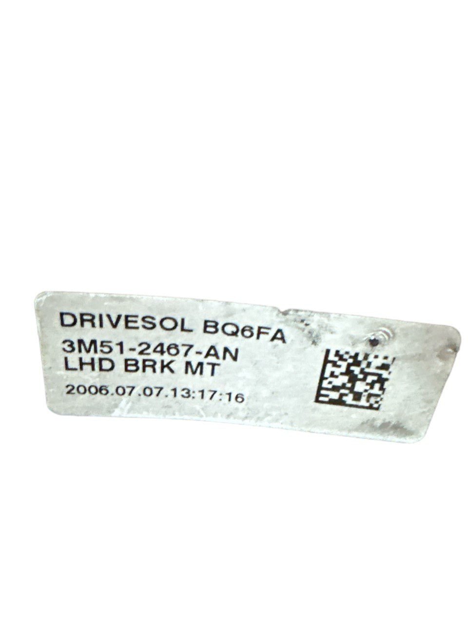 Brake + accelerator pedal kit Ford C-Max 1.6 tdci (2009) code: 3m51-2467-an - F&P CRASH SRLS - Used Parts