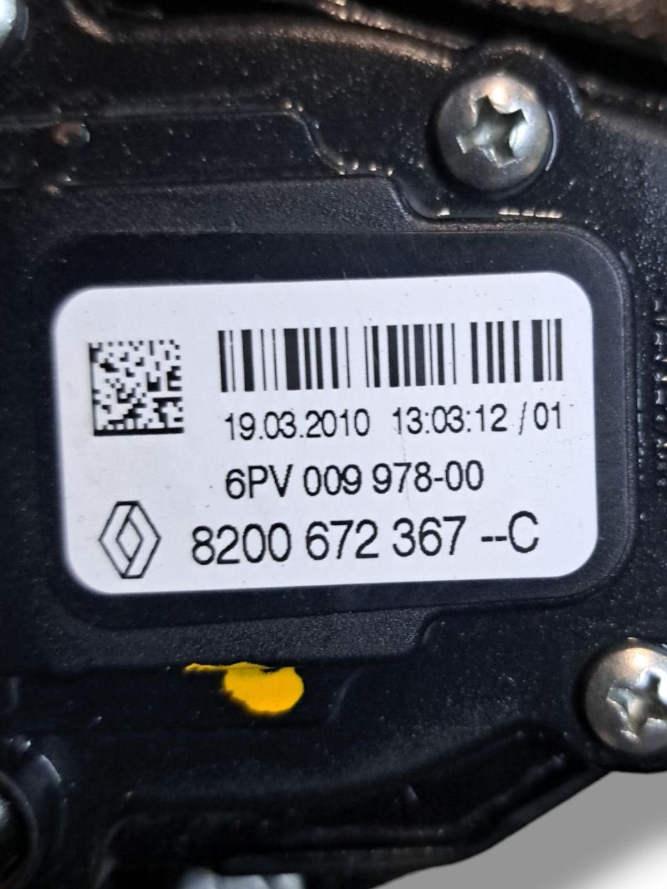 brake + accelerator pedal kit Renault Master III (2014 - 2019) COD:8200672367 - F&P CRASH SRLS - Used Parts