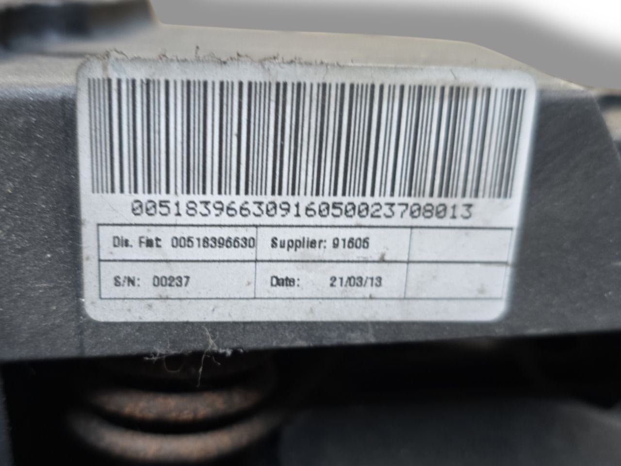 Kit Pedaliera freno + frizione Fiat Panda 312 1.3 Diesel( 2012 >) COD:00518396630 - F&P CRASH SRLS - Ricambi Usati
