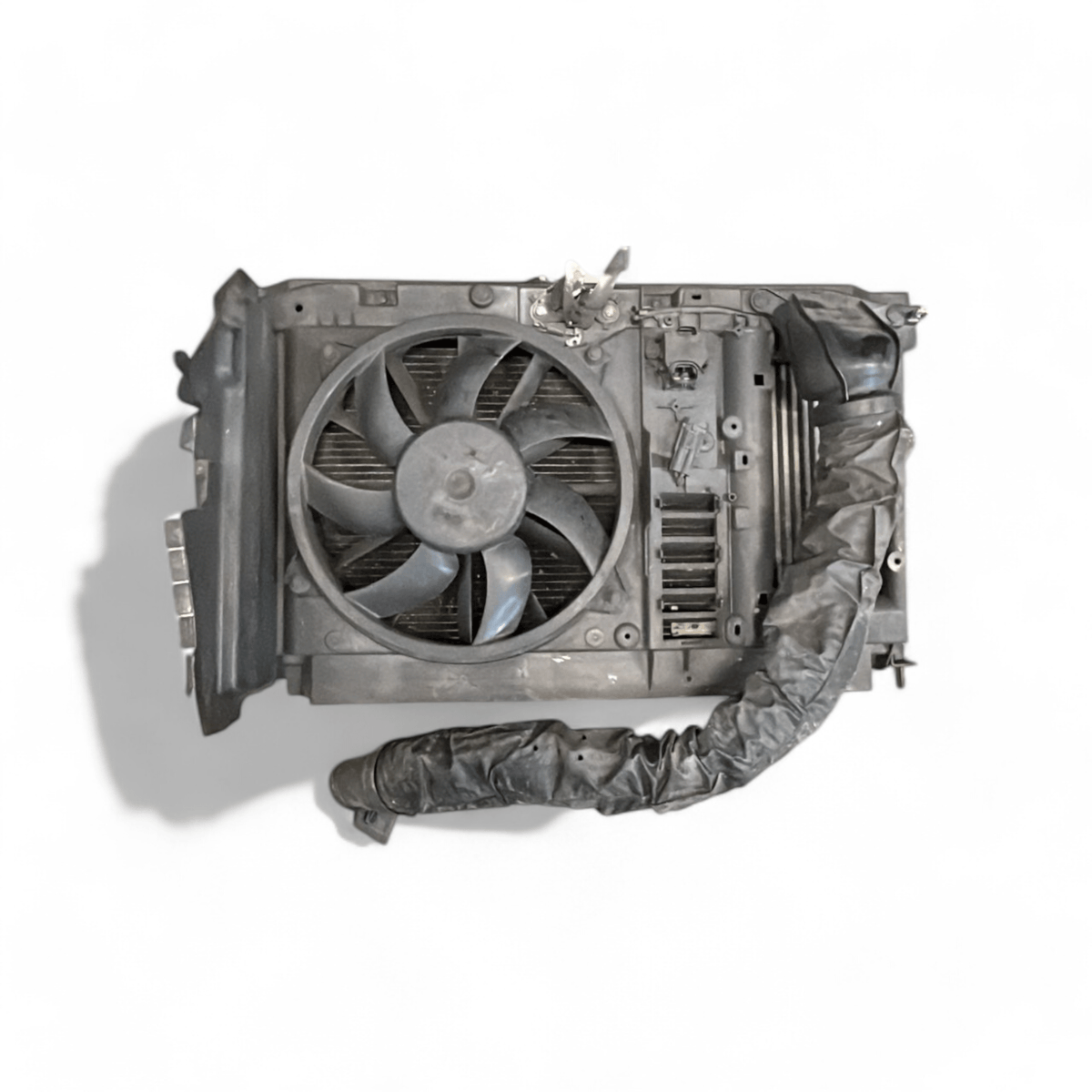 Radiator kit with electric fan + intercooler for Peugeot 307 (2001 - 2009) code 9680354280 2.0 diesel - F&P CRASH SRLS - Used Parts
