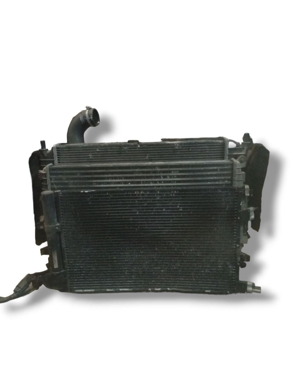 Kit Radiatore con Ventola Jaguar S-Type 2.7 Diesel (2005) cod: 4R8319C600CA - F&P CRASH SRLS - Ricambi Usati
