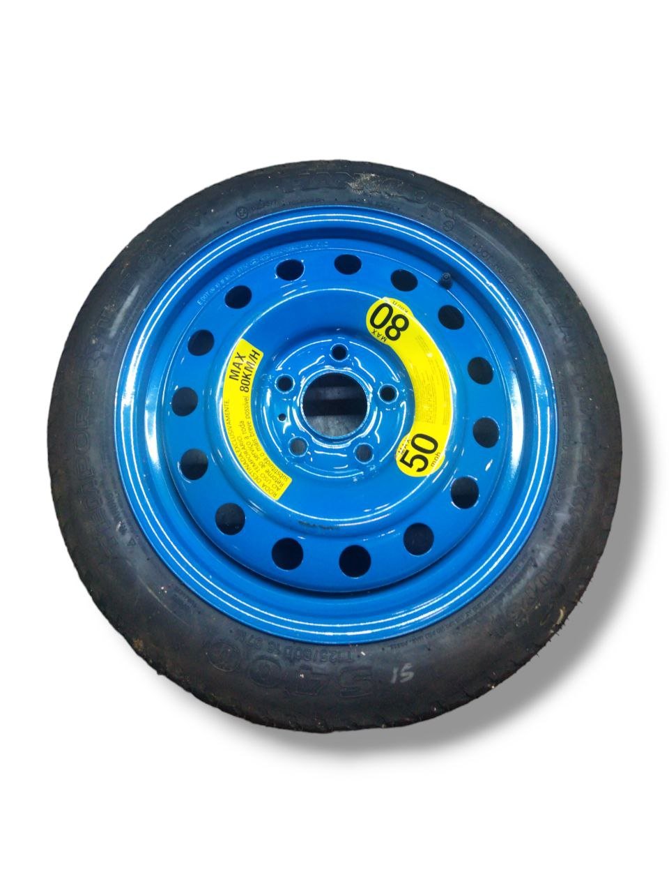 Kit Riparazione + Ruotino di scorta blu R16 in ferro Kia Soul (2014) cod.529103S910 - F&P CRASH SRLS - Ricambi Usati