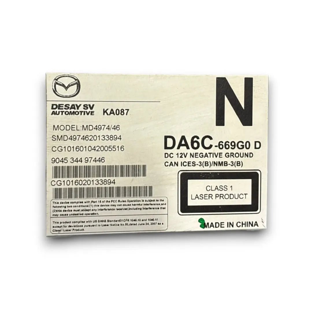 Dettaglio Lettore CD per autoradio Mazda CX-3 dal 2015 cod. DA6C-669G0 - foto 3