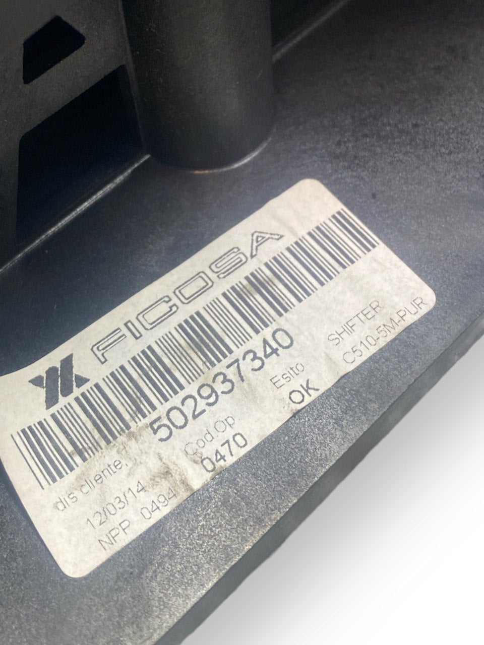 Leva cambio con pomello e cuffia Fiat Panda 1.3 mjt ( 2018 ) cod. 502937340 - F&P CRASH SRLS - Ricambi Usati