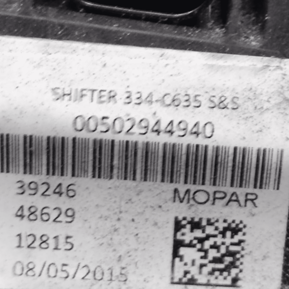 Leva cambio manuale fiat 500x 6 marce cod: 00502944940 (2014 - 2024) - F&P CRASH SRL - Ricambi Usati