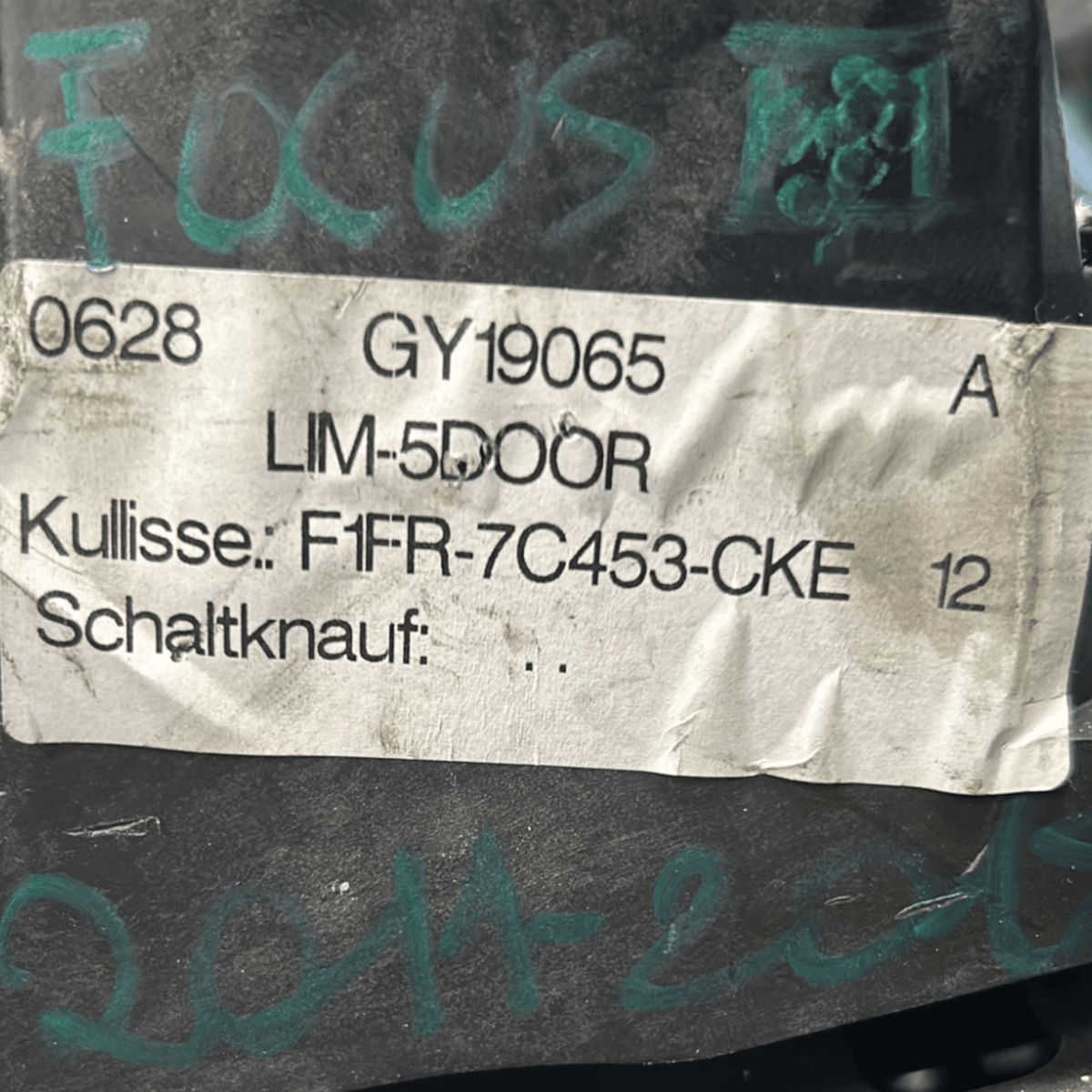 Leva Cambio Manuale Ford Focus III (2011 > 2018) cod:F1FR - 7C453 - CKE - F&P CRASH SRLS - Ricambi Usati