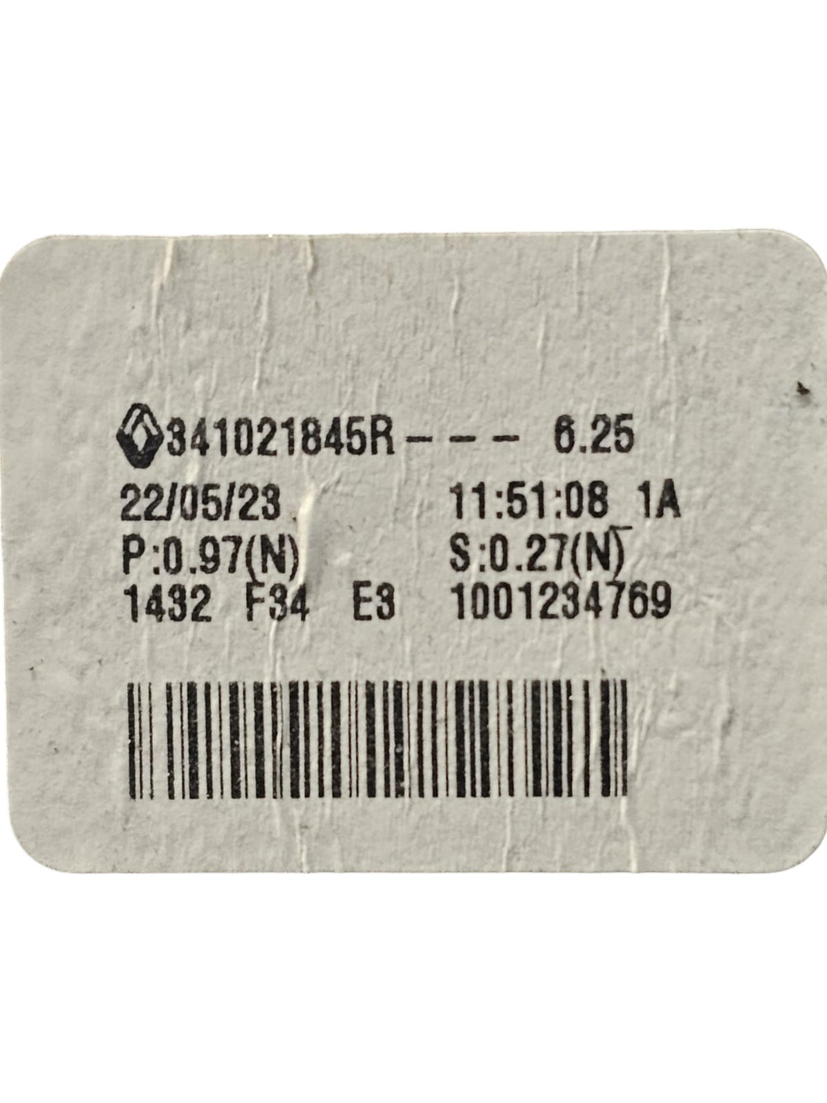 Leva del cambio Renault Captur II (2019 - >) Cod:341021845R - F&P CRASH SRLS - Ricambi Usati