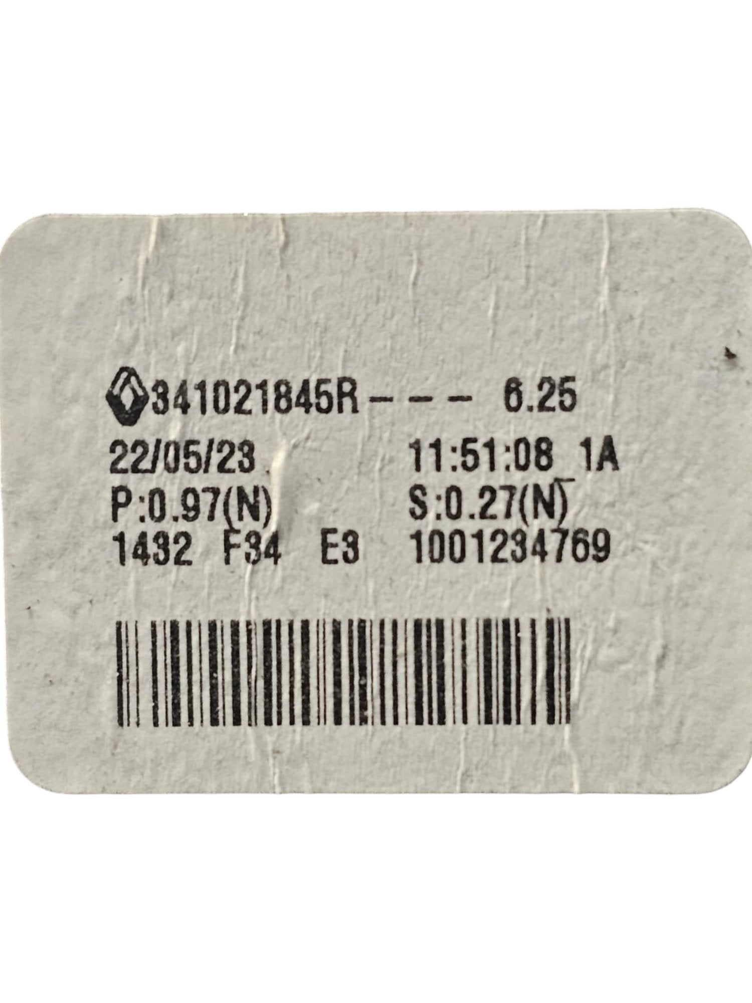 Leva del cambio Renault Captur II (2019 - >) Cod:341021845R - F&P CRASH SRLS - Ricambi Usati