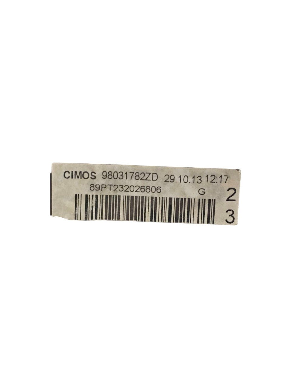Handbrake / Parking Peugeot 308 II SW Code:98031782ZD (2013 - 2021) - F&P CRASH SRLS - Used Parts