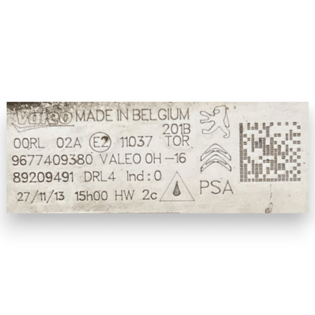 Luce diurna citroen c3 III cod:9677409380 (2016 - 2023) - F&P CRASH SRLS - Ricambi Usati