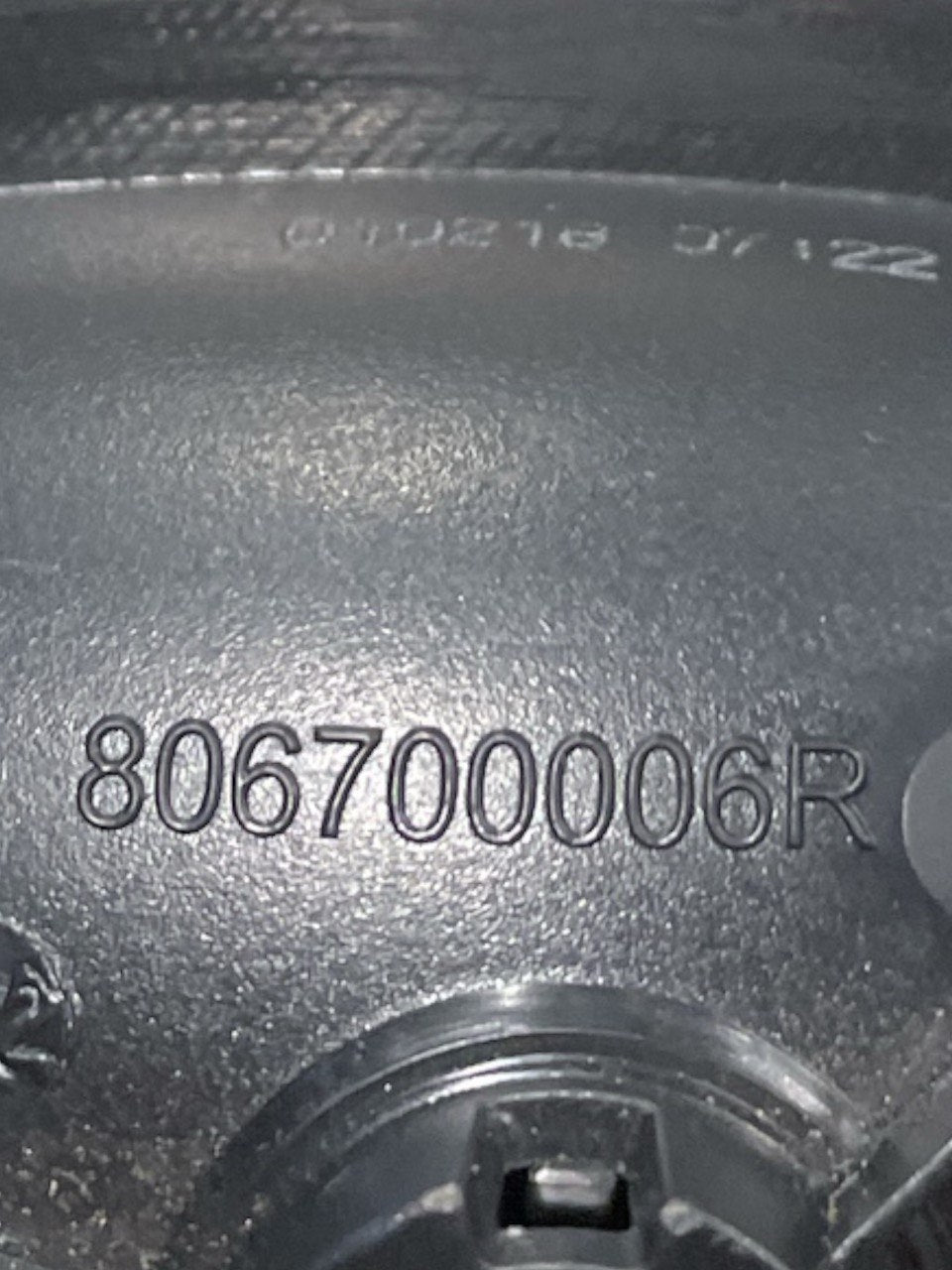 Left Internal Handle Renault Captur code:806700006r (2013 - 2019) - F&P CRASH SRLS - Used Spare Parts