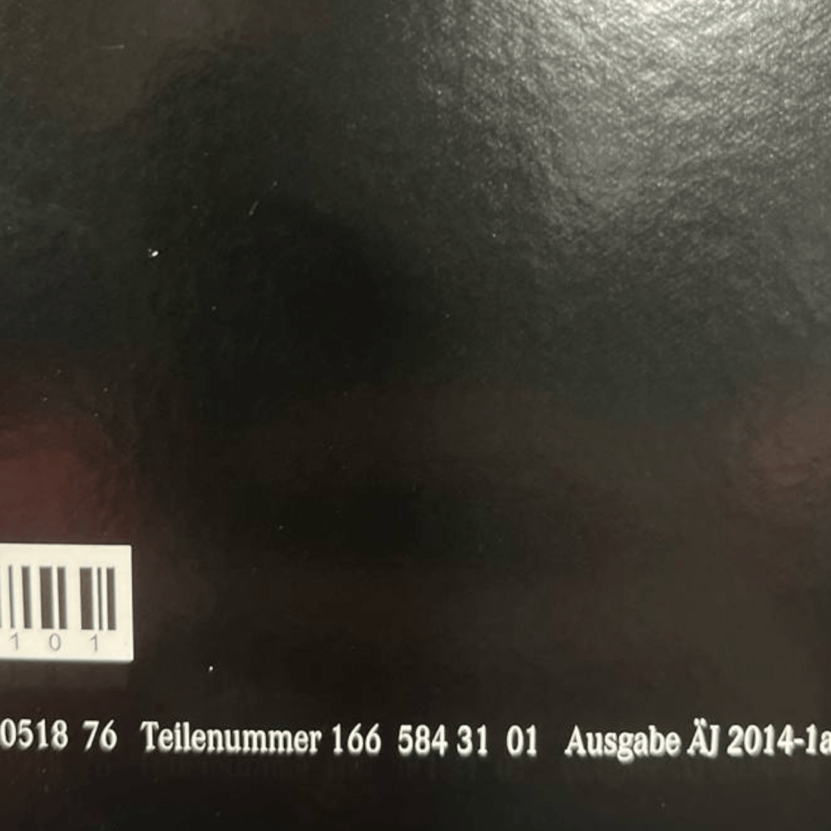 Digital Use and Maintenance Manual Mercedes - Benz Class M W166 (2011 to 2015) code: 1665843101 - F&P CRASH SRLS - Used Parts