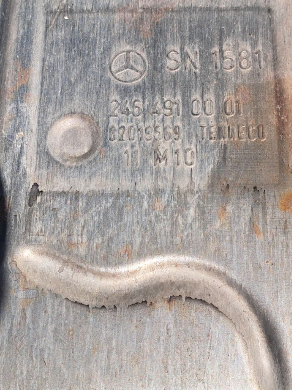 Marmitta / linea di scarico Mercedes - Benz Classe B W242/246 1.8 diesel cod.2464910001(2011 - 2018) - F&P CRASH SRLS - Ricambi Usati