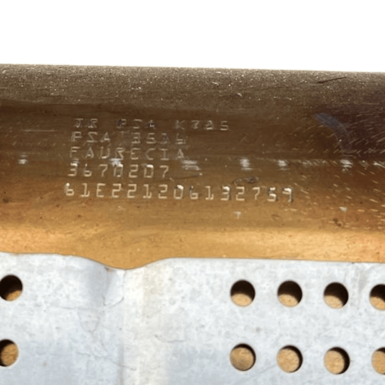 Marmitta / scarico terminale Peugeot 308 1.6 benzina (2021 - >) cod.3670207 - F&P CRASH SRLS - Ricambi Usati