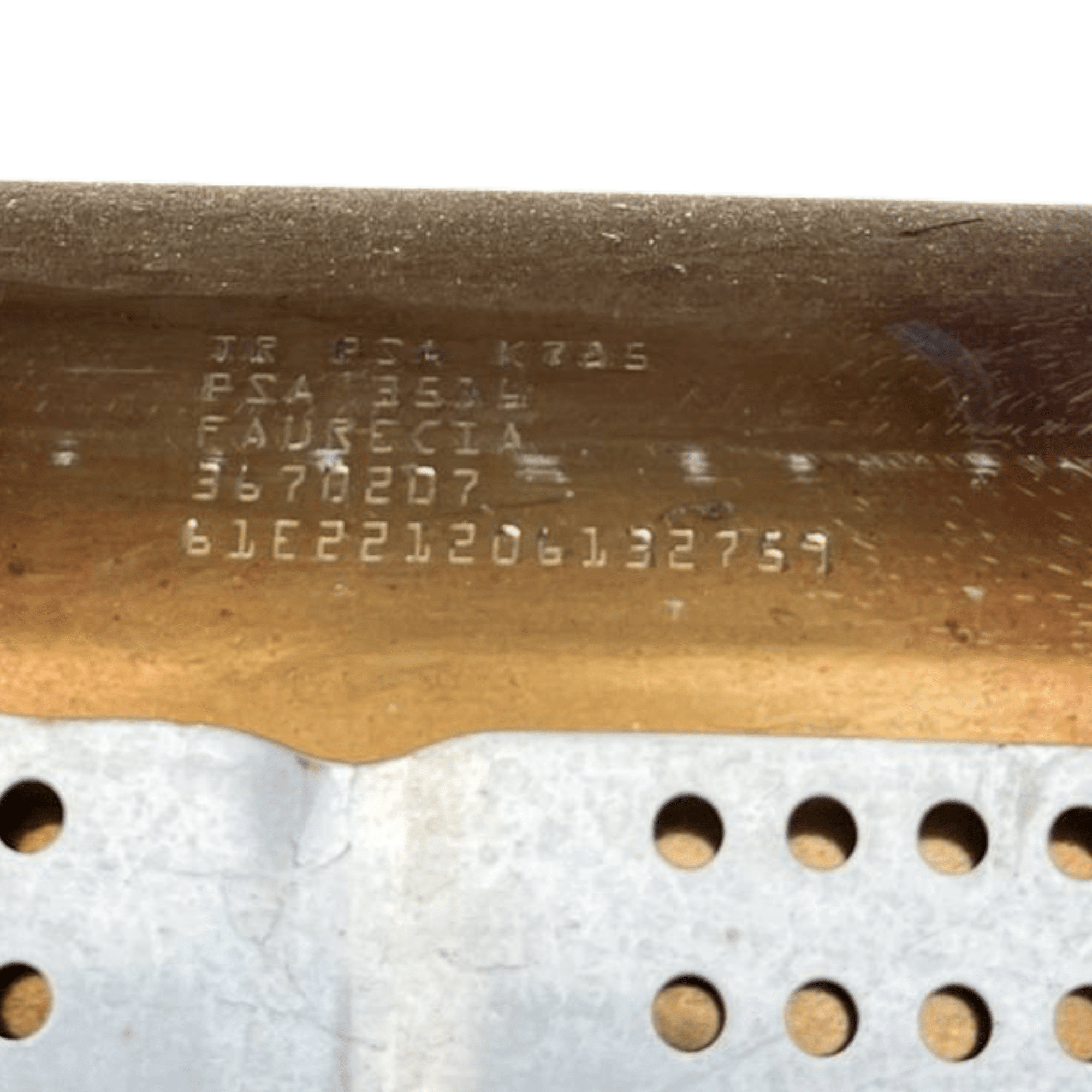 Marmitta / scarico terminale Peugeot 308 1.6 benzina (2021 - >) cod.3670207 - F&P CRASH SRLS - Ricambi Usati