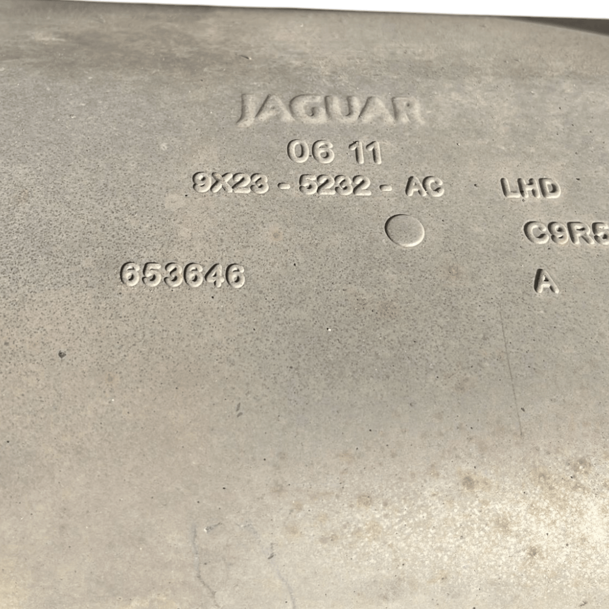 marmitta / terminale di scarico Jaguar XF250 3.0 diesel cod.9X23 - 5230 - AC / 9X23 - 5232 - AC (2008 - 2015) - F&P CRASH SRLS - Ricambi Usati